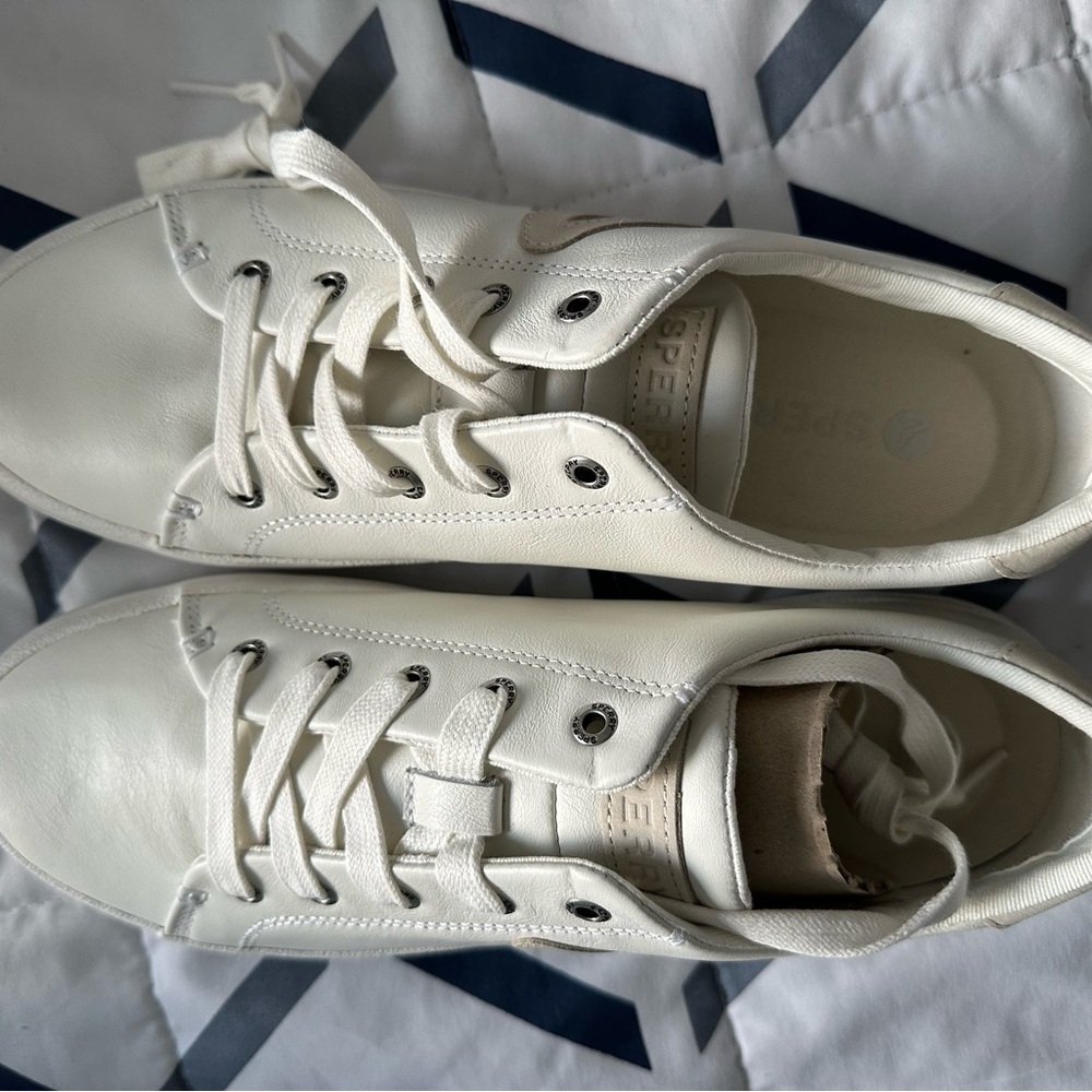 NWT-Sperry Women's White Athletic Shoes